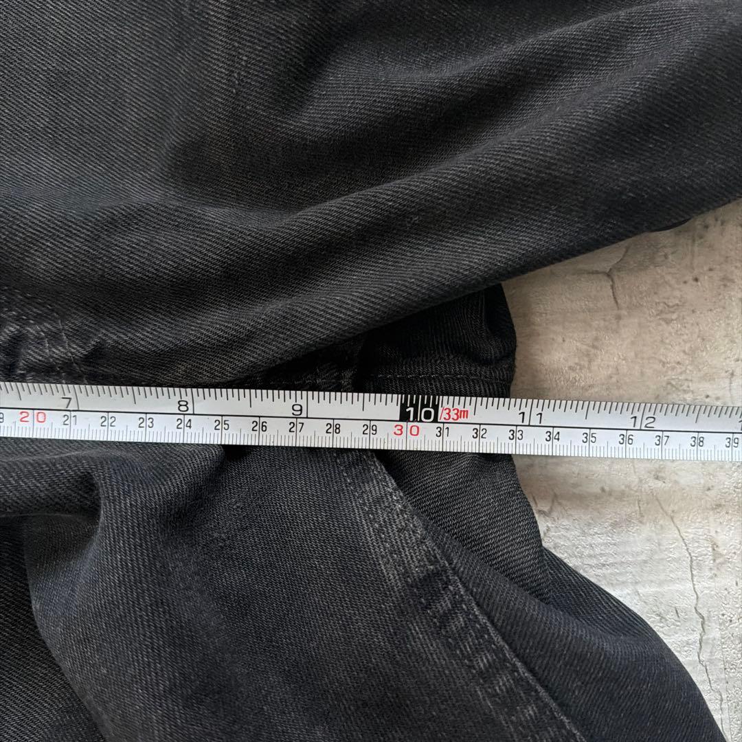 Levi’s 99年 505 後染めブラックデニムパンツW30 L32