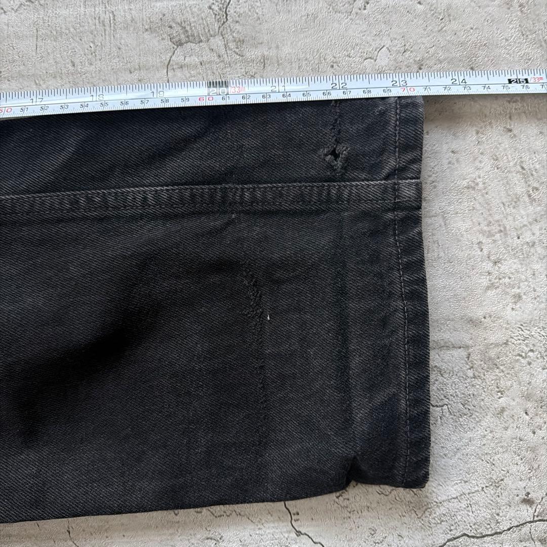 Levi’s 99年 505 後染めブラックデニムパンツW30 L32
