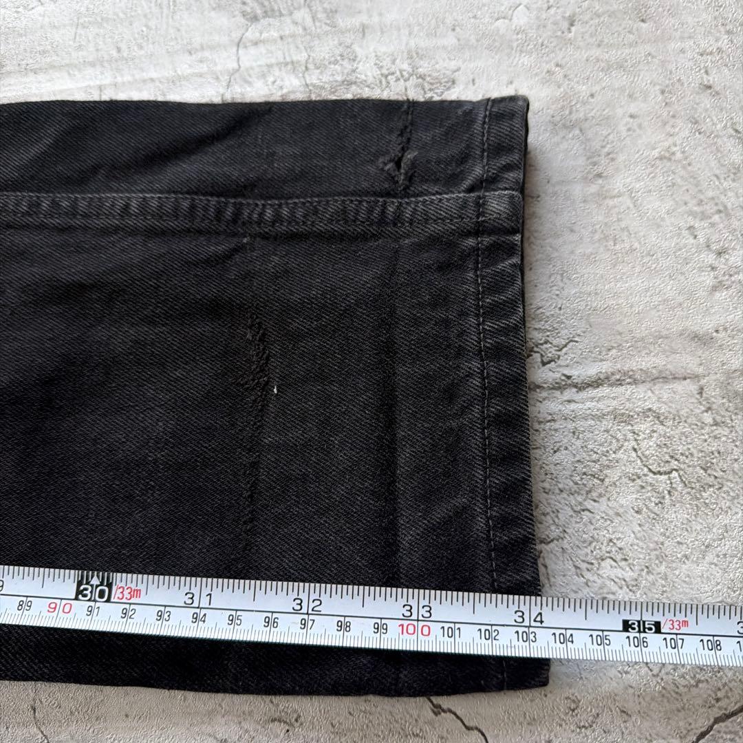 Levi’s 99年 505 後染めブラックデニムパンツW30 L32