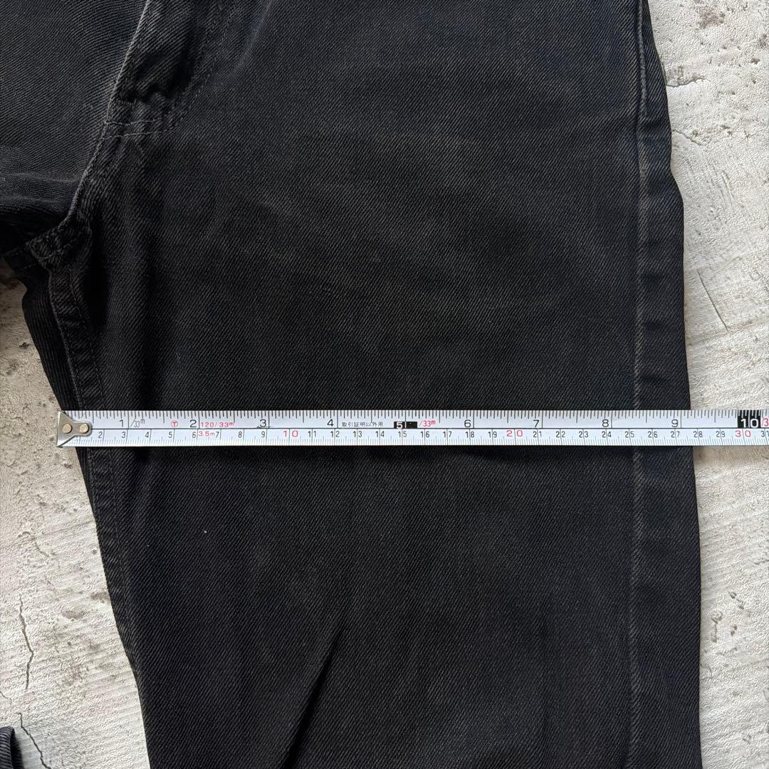 Levi’s 99年 505 後染めブラックデニムパンツW30 L32