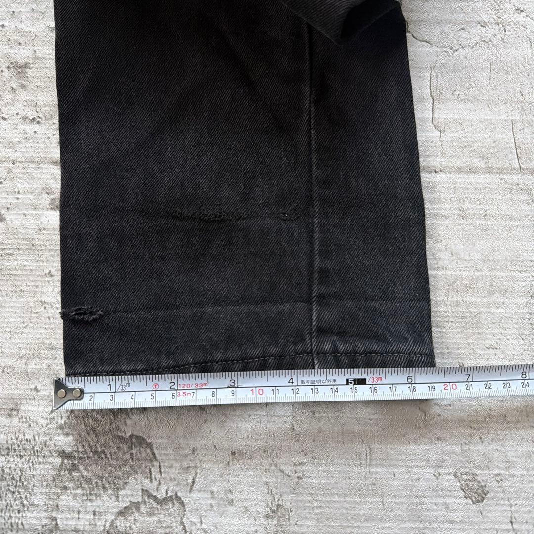 Levi’s 99年 505 後染めブラックデニムパンツW30 L32