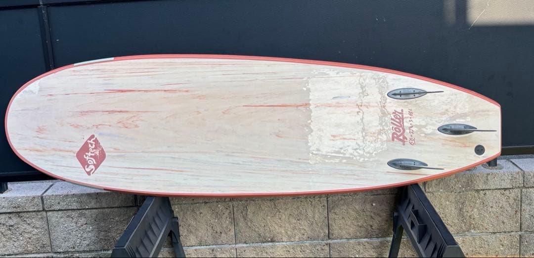 中古 Softech ROLLER 6’6 ソフトボード CLAY