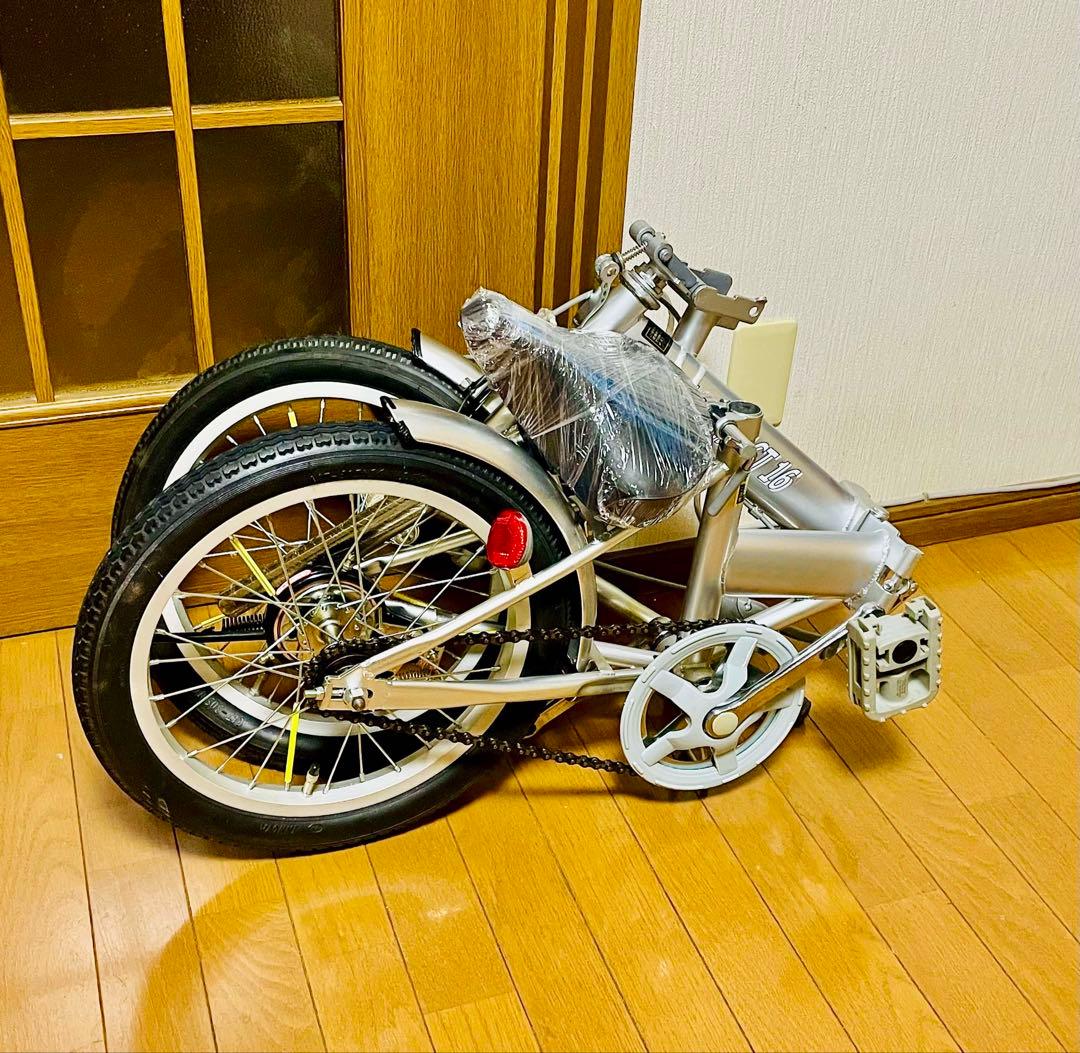 16インチ折りたたみ自転車・E-COMPACT16・送料込み