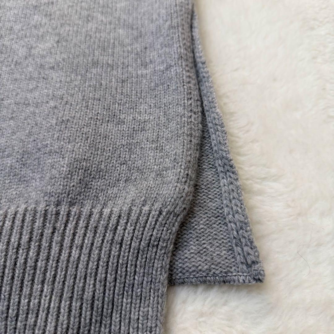 Maison Margiela ダメージ加工 Vネック ニットベスト グレー
