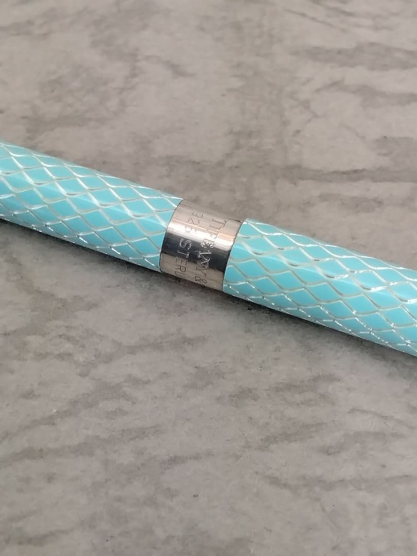 Tiffany & Co　シルバーツイストボールペン　替芯付き　　中古品