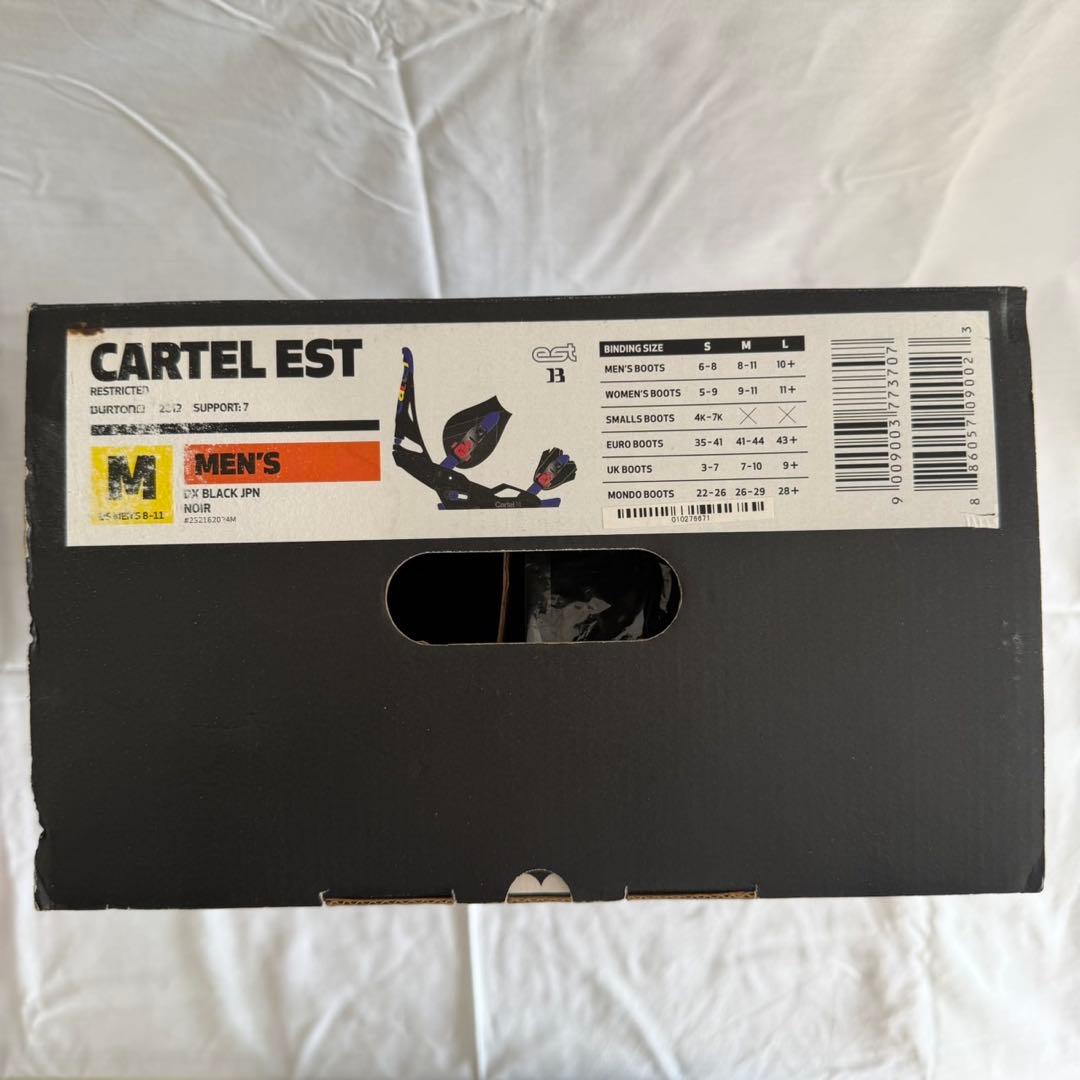 CARTEL EST カーテル　スノーボードバインディング　サイズM