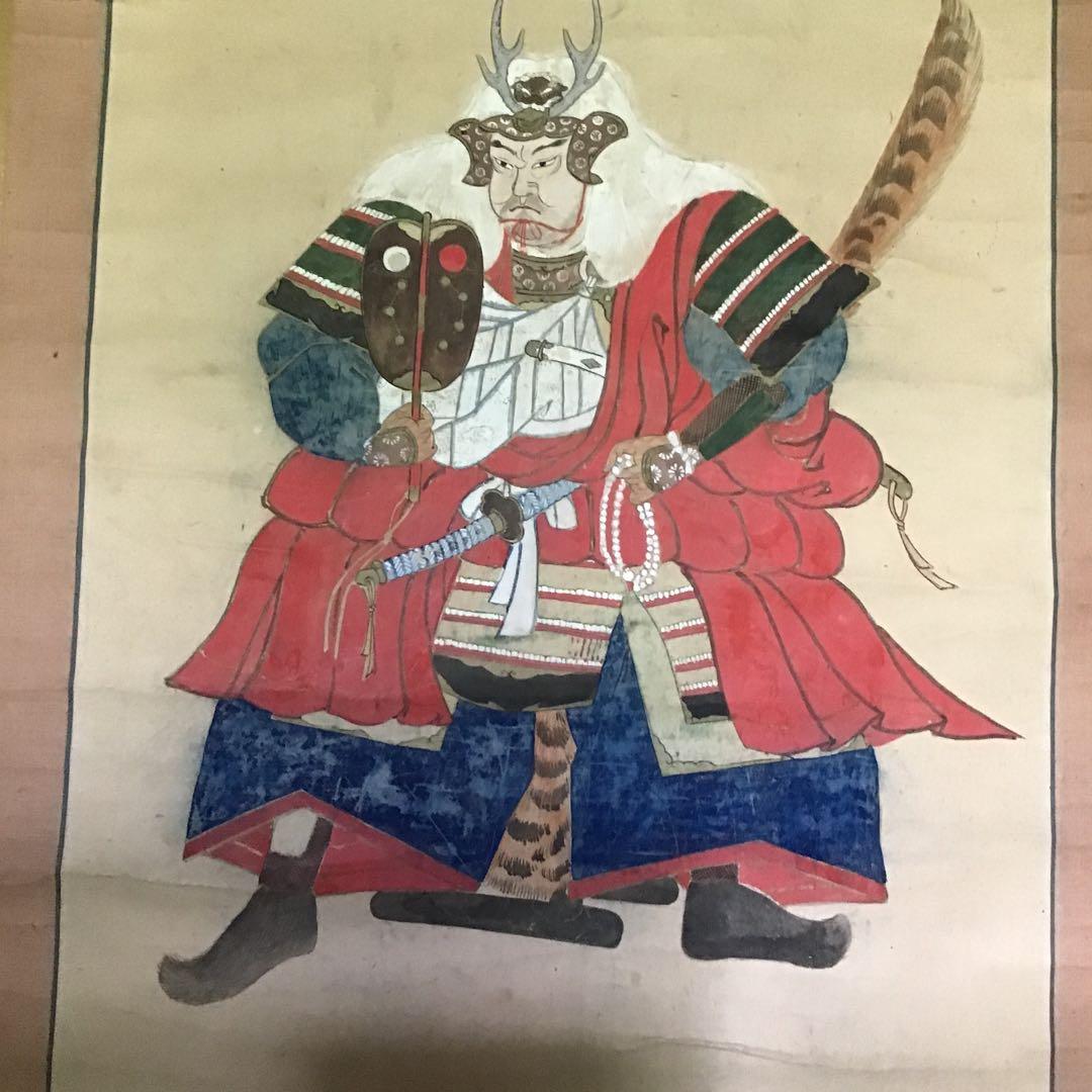 武田信玄￼古画　軸装　　　G2