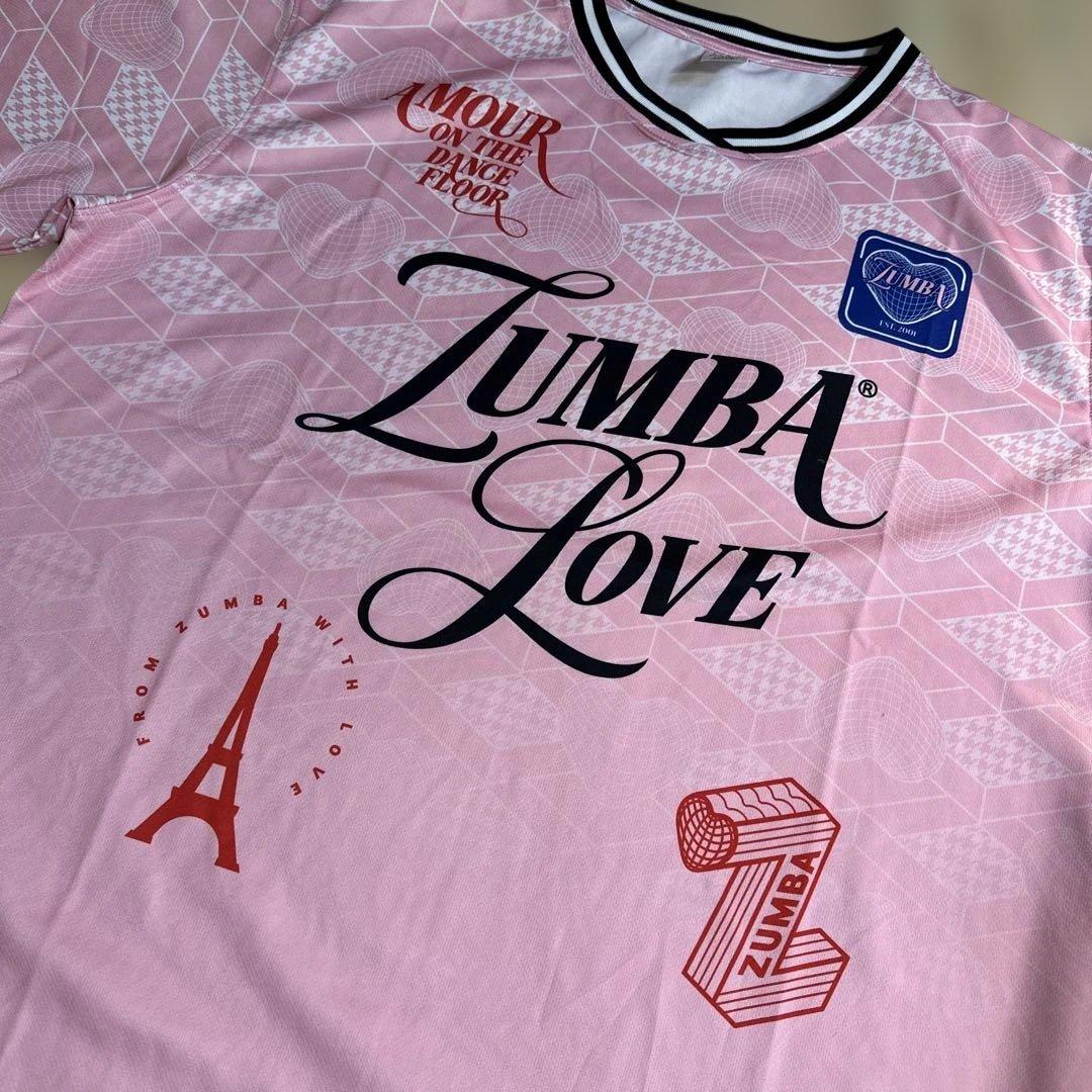 ZUMBA 新作 Valentineサッカーシャツ　Lサイズ