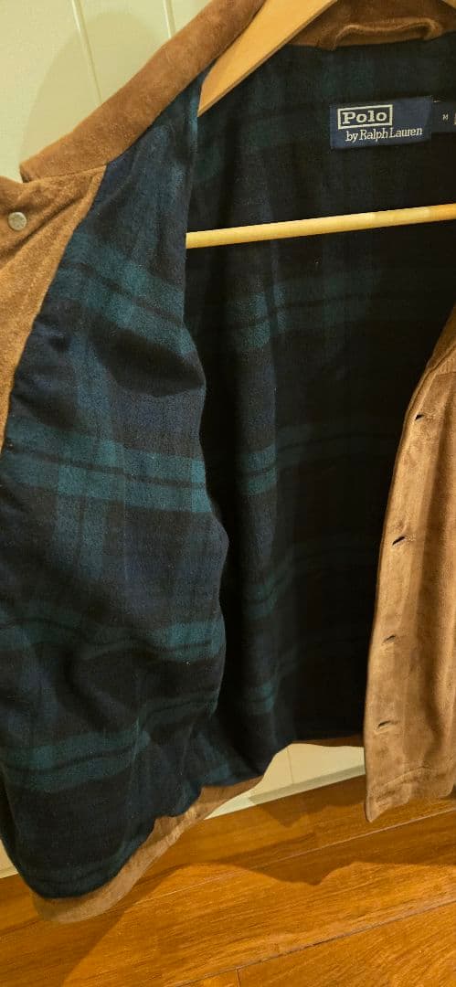 ク*パ様 ポロ ラルフローレン スエードトラッカージャケット