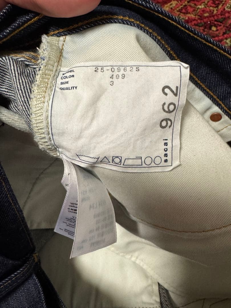 sacai × Levi's デニムパンツ ハンガー付き！