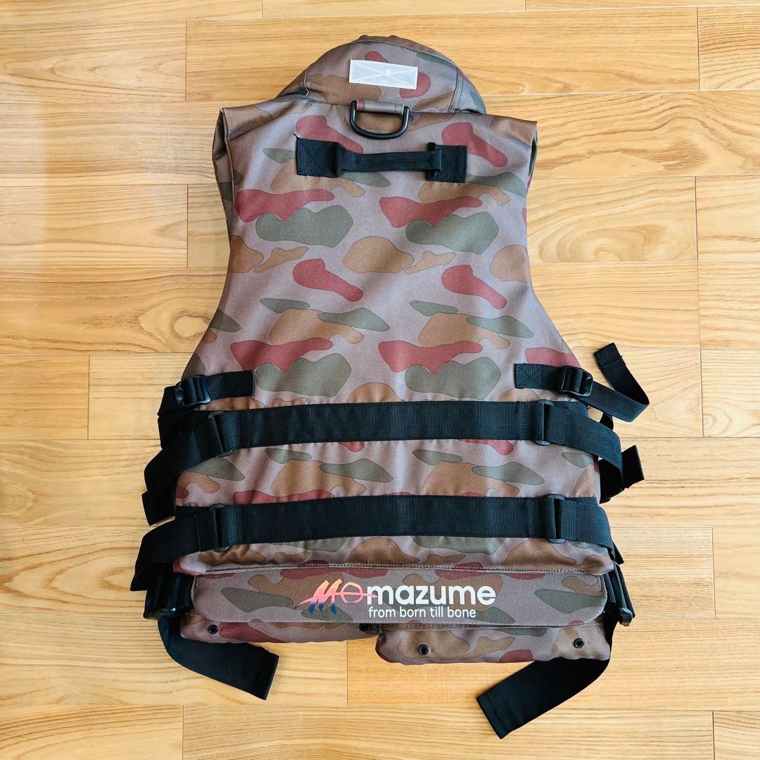mazume マヅメ　フィッシングベスト　ライフジャケット　ベスト　迷彩　美品