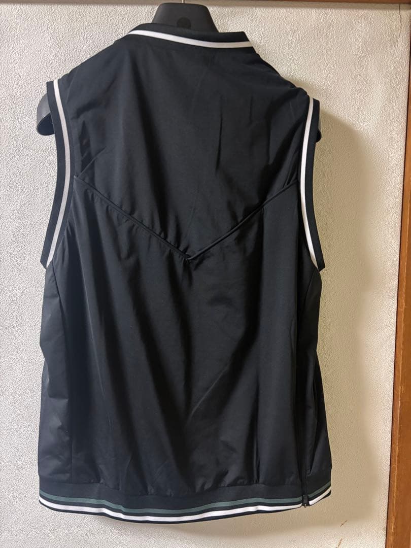 【新品・定価1.3万】アディダス ゴルフ フルジップ ベスト ブラック XL