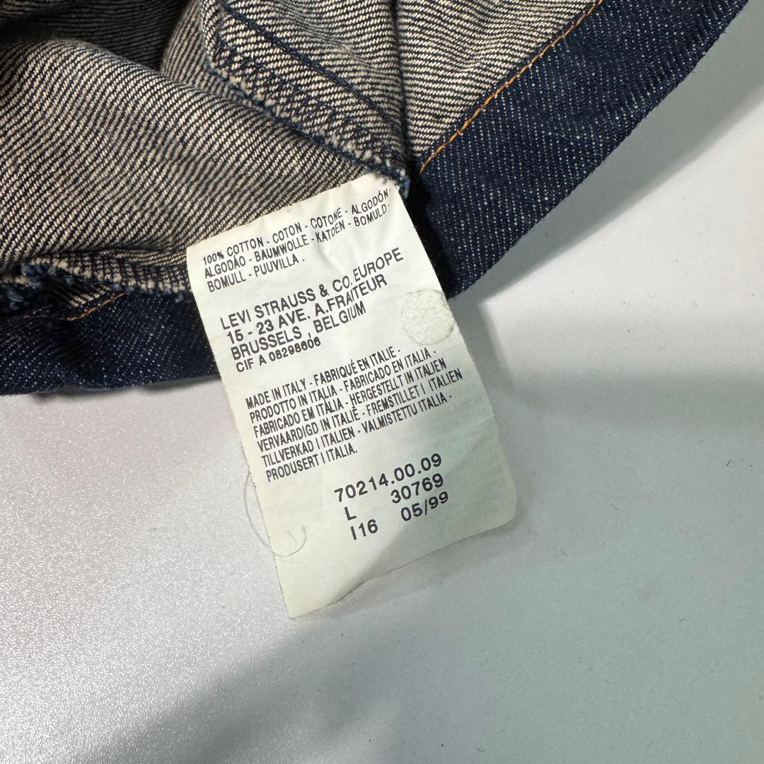 【Levi’s　ユーロリーバイス】 カバーオール デニム　ジャケット　イタリア製
