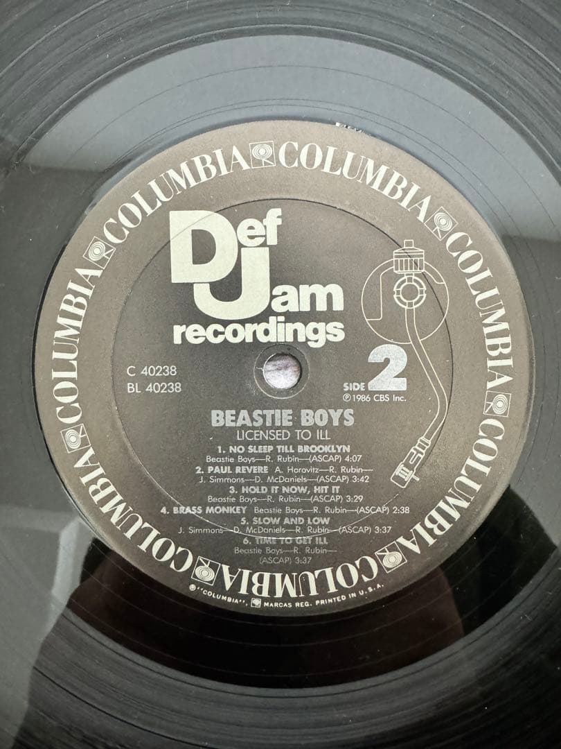 BEASTIE BOYS レコード　c40238 US盤