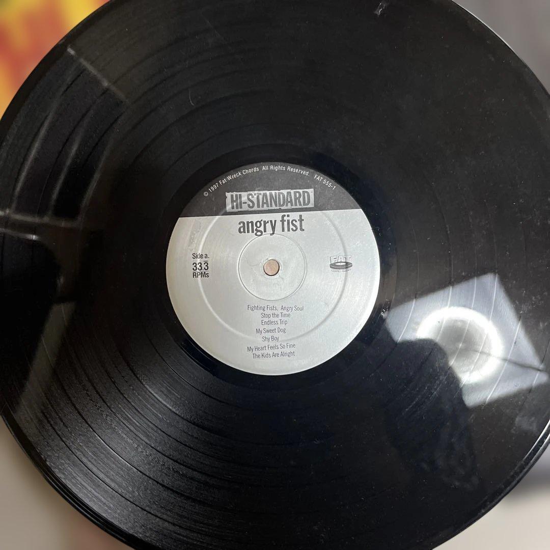 Hi-STANDARD レコード　angry fist