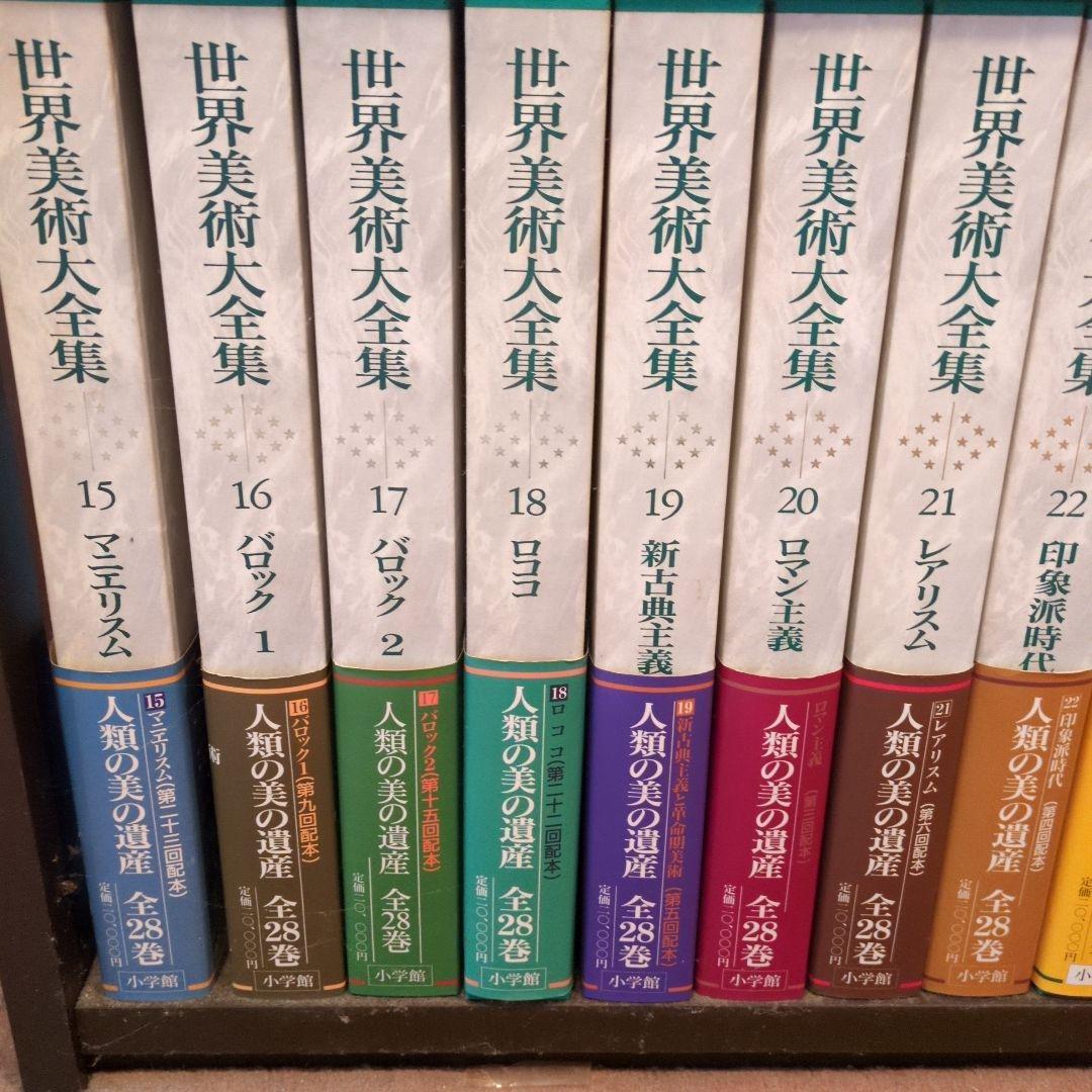 ②　世界美術全集【７巻〜12巻】　全28巻＋別巻
