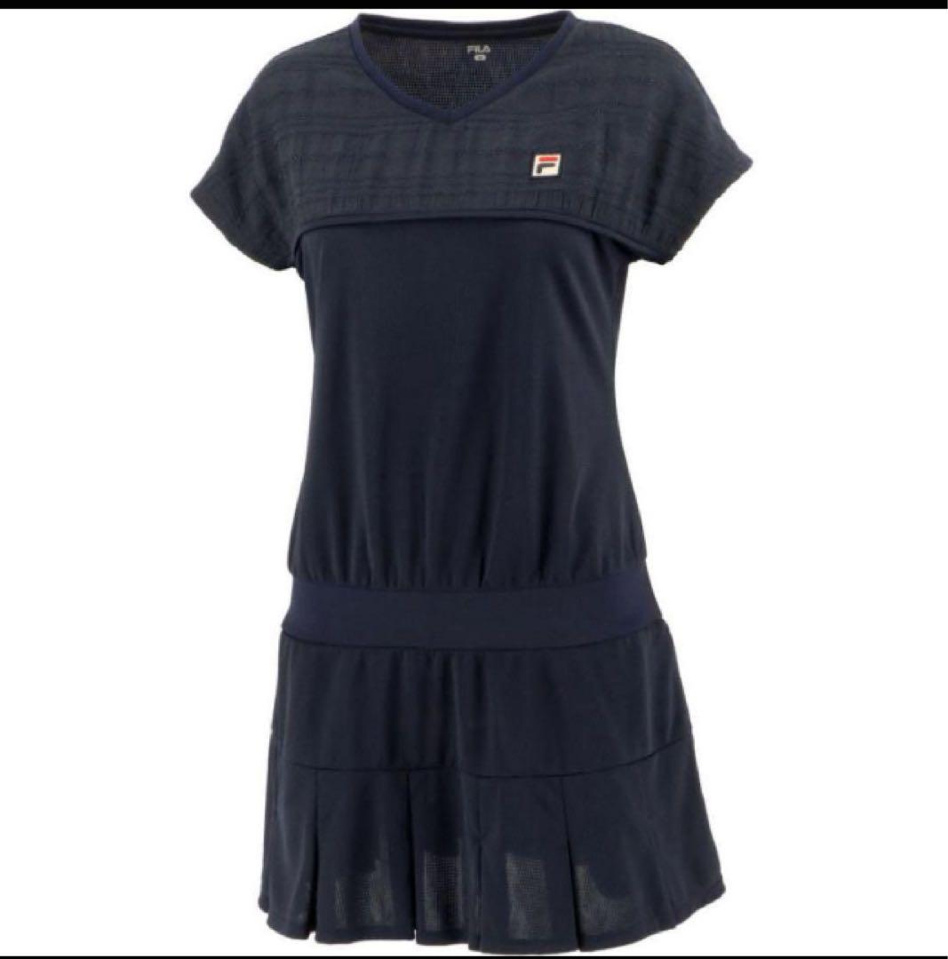 FILA ブラック テニスワンピース　M