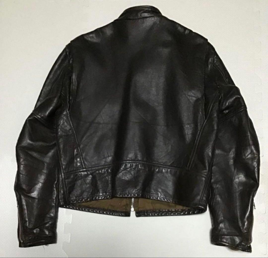 時*音様 激レア　70s schott レザー　シングルライダース　ショット 4