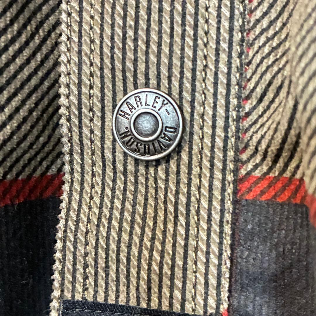 Harley-Davidson ハーレー 純正 厚手裏コーデュロイ美品 L-XL
