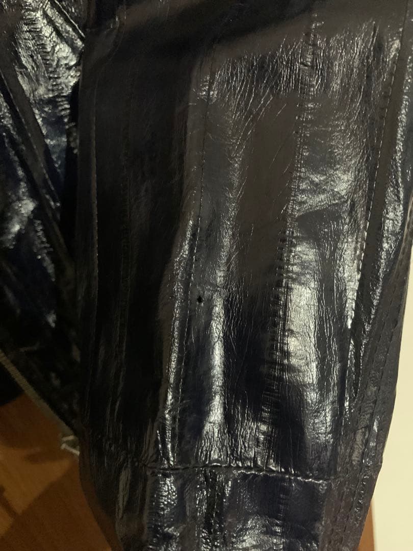 DOLCE＆GABBANA D&G イール レザー　size 46 NAVY