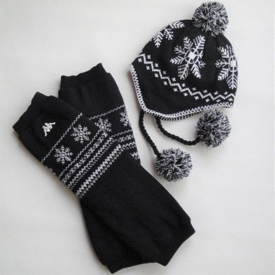 【新品】◆Kappa◆ ニット キャップ と レッグウォーマー 2点 セット