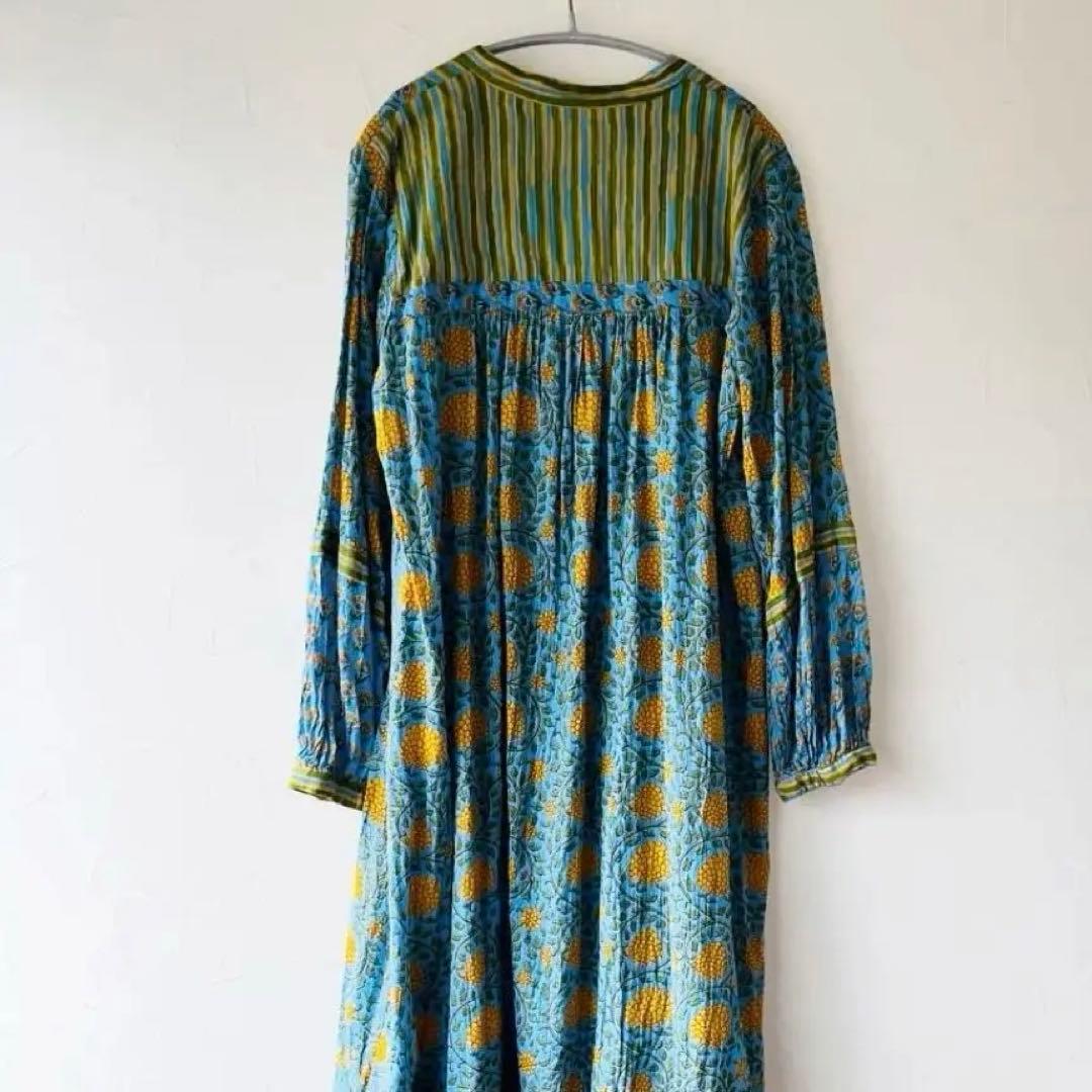 『SALE中　B.C STOCK 」ベーセーストックパネルプリントワンピース