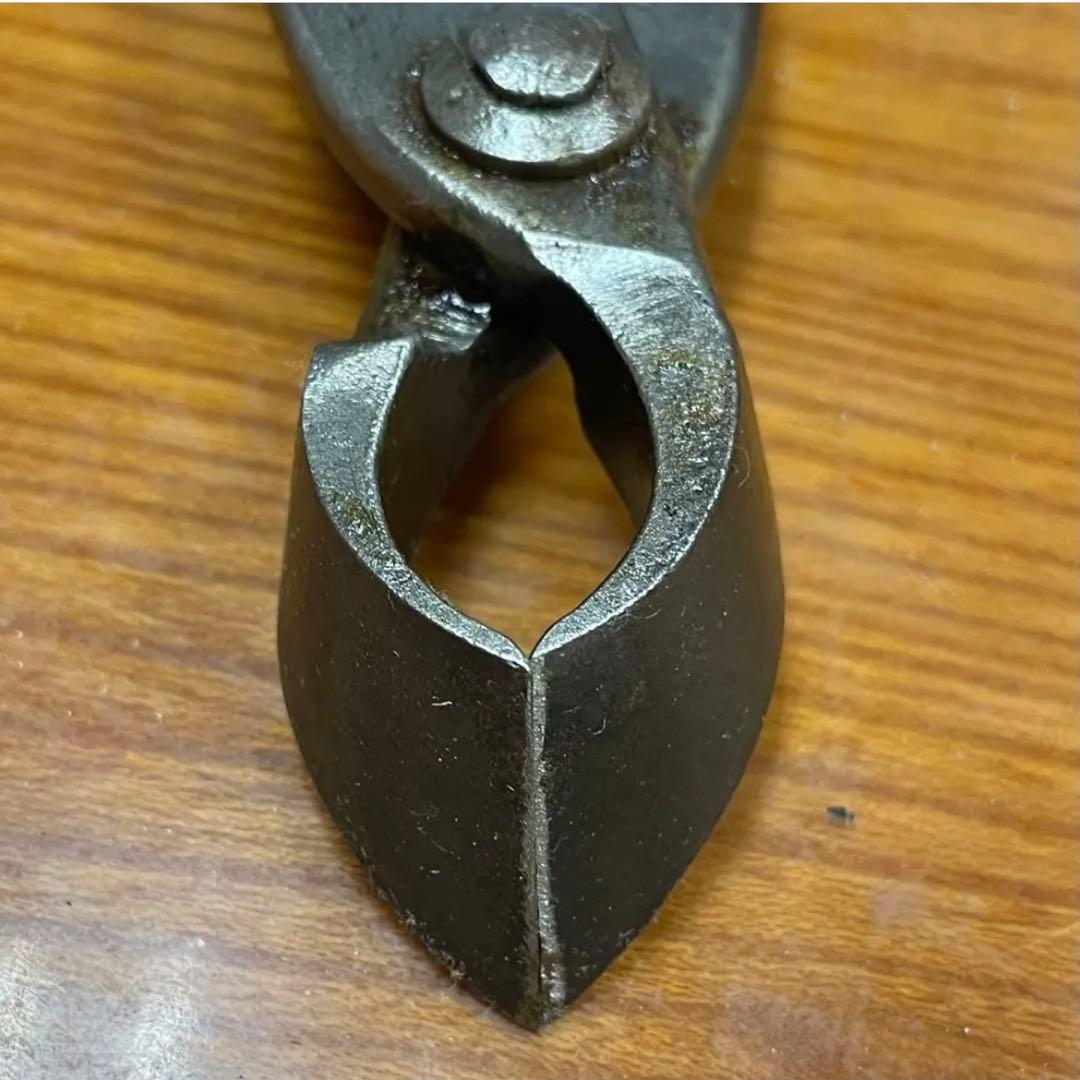 【盆栽道具】最高級 盆栽用具 昌国【特製】又切り鋏(約)214㎜ 240g