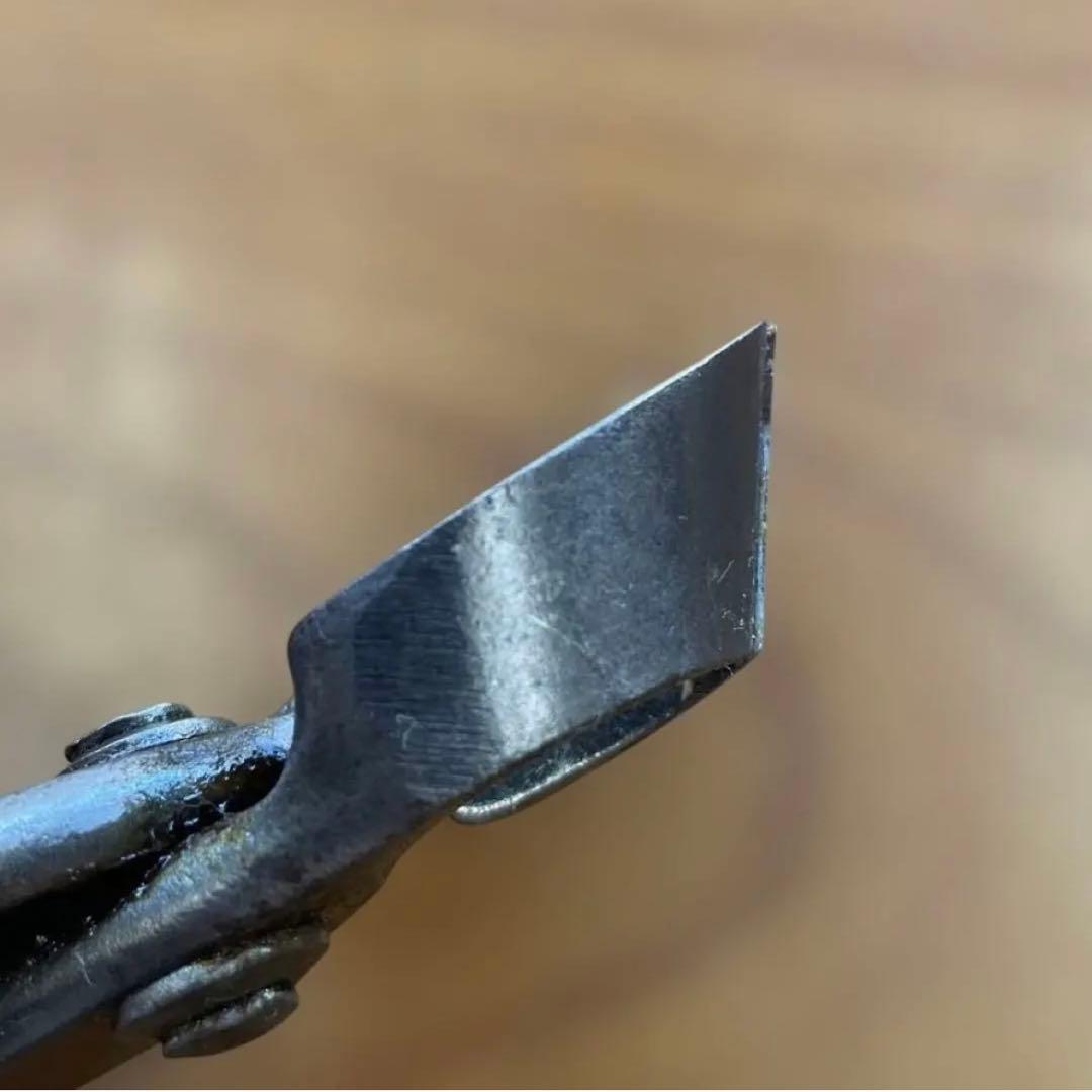 【盆栽道具】最高級 盆栽用具 昌国【特製】又切り鋏(約)214㎜ 240g