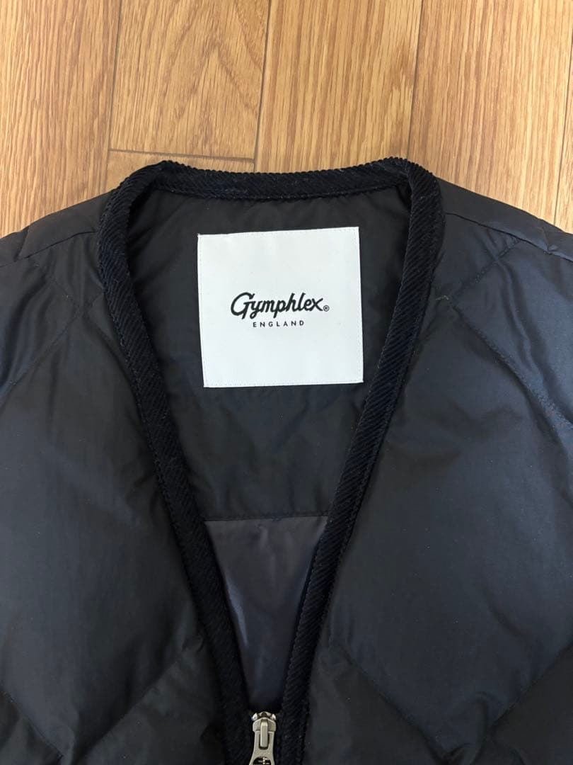 Gymphlexキルトダウンジップベスト