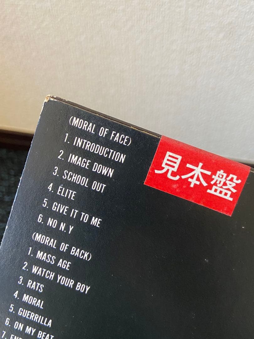 BOØWY モラル LPレコード　見本盤　非売品　MORAL 布袋寅泰 氷室京介