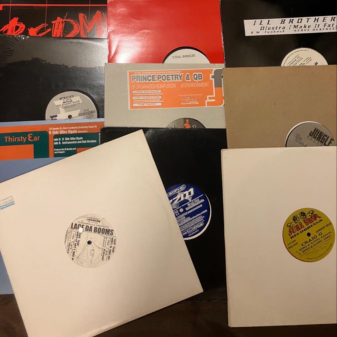 90s hiphopレコード ２０枚まとめ売り