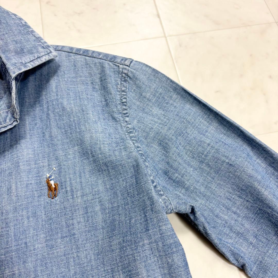 eucaly です★SLIM FIT シャンブレーシャツ 0