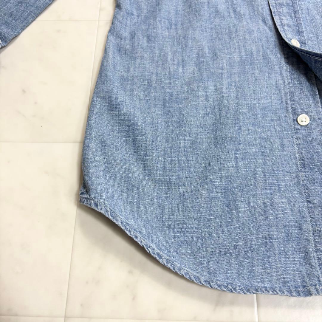 eucaly です★SLIM FIT シャンブレーシャツ 0