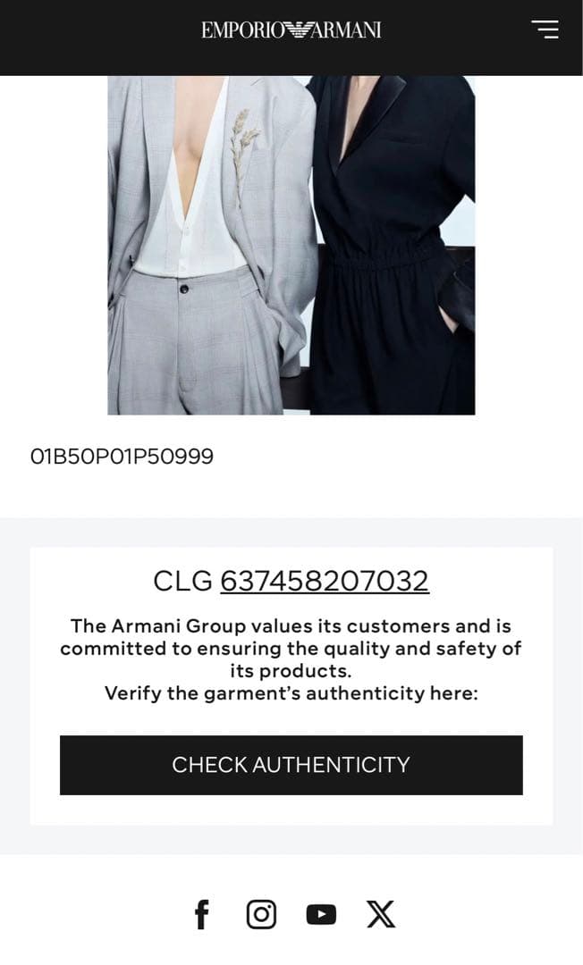 EMPORIO ARMANI ラムレザー シングル ライダース ジャケット 50