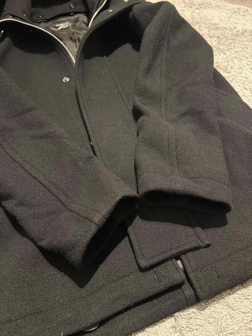 CABANE de ZUCCa ワイヤー入りフーデットウールジャケットy2k