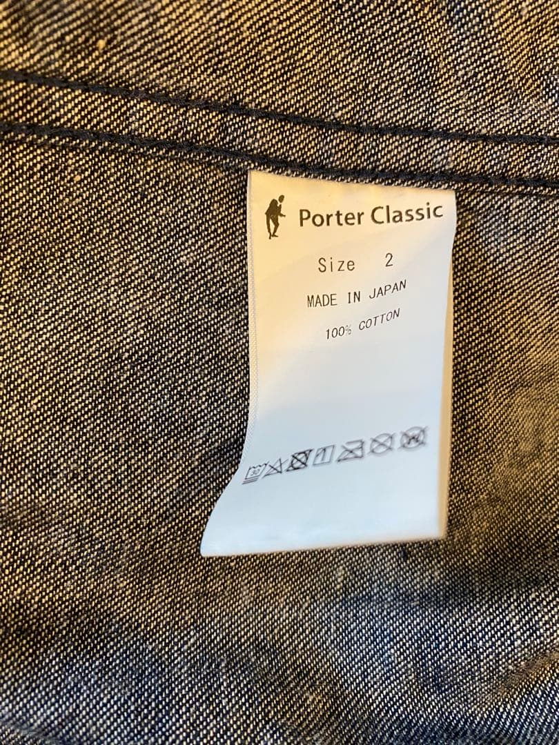 ジャケット・アウター Porter Classic DENIM MIL-SHIRT JACKET