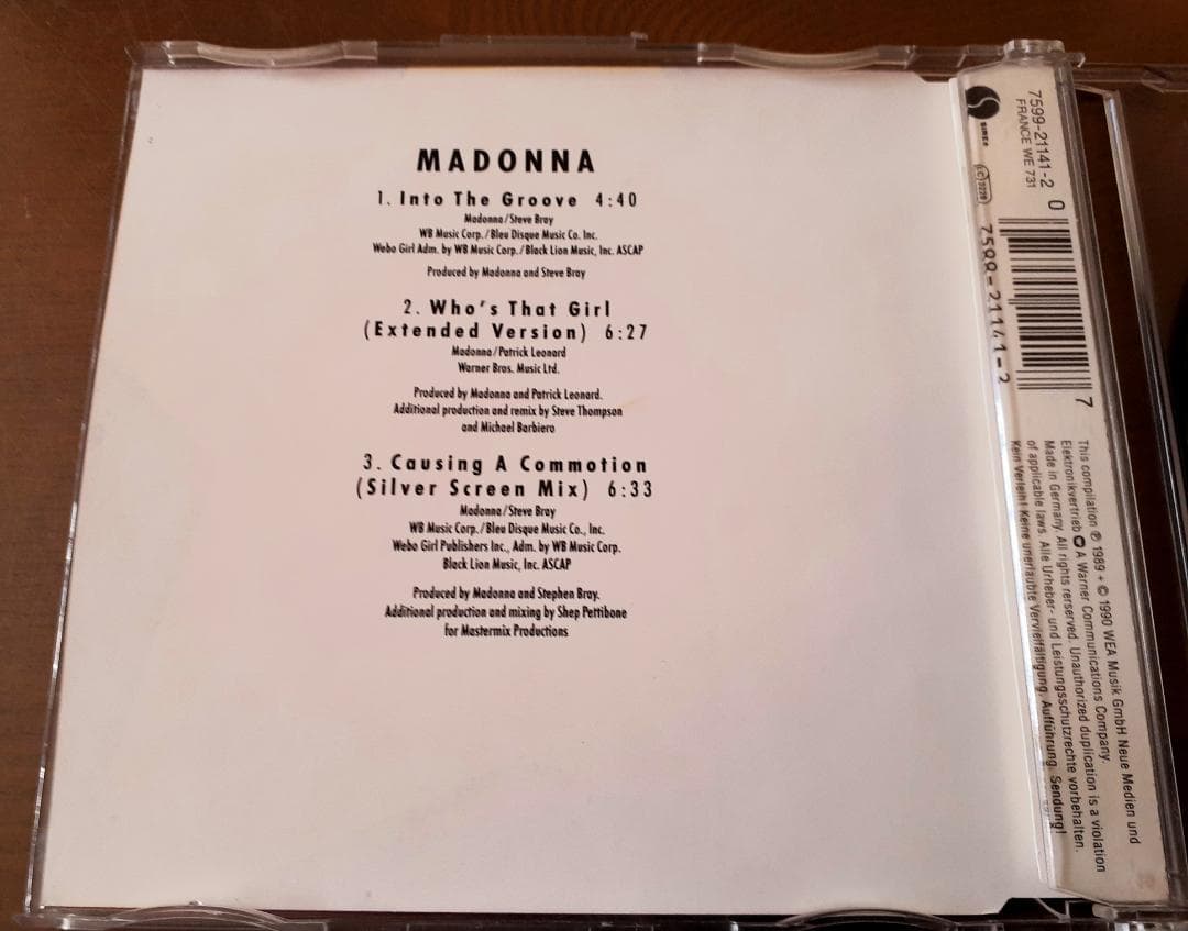 マドンナ　貴重盤 CD シングル　貴重リミックス収録