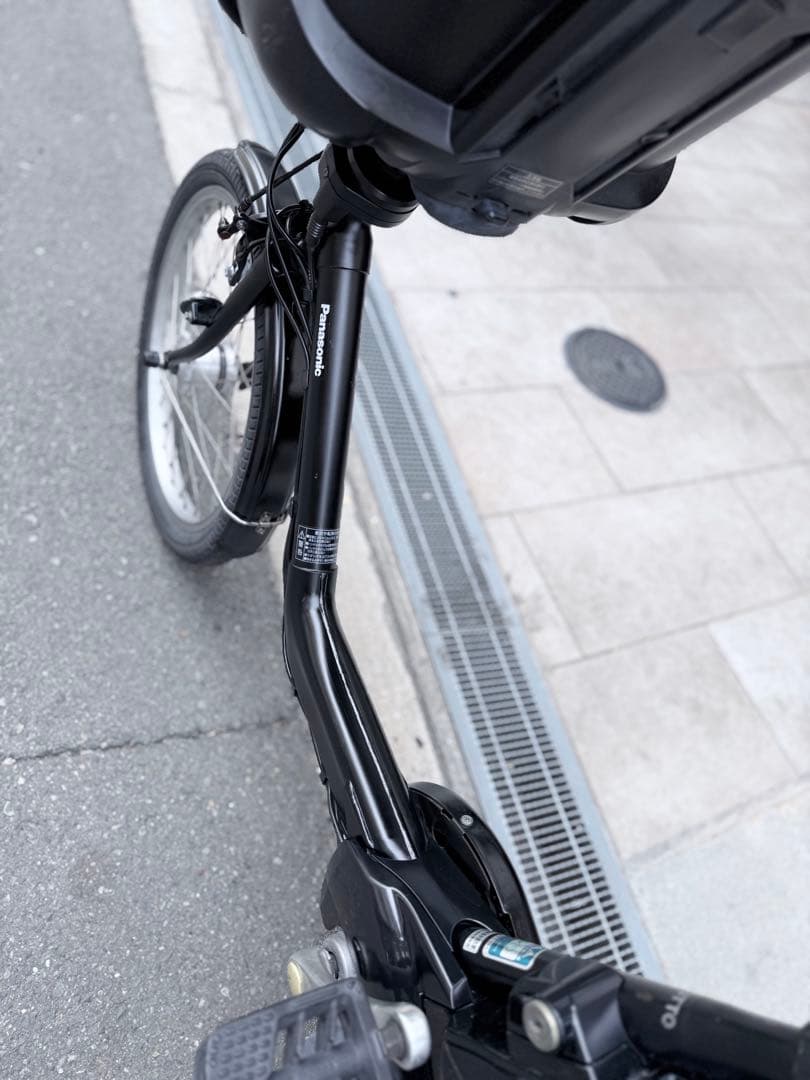 大阪府　子供乗せ　Panasonic 電動アシスト自転車 チャイルドシート付き