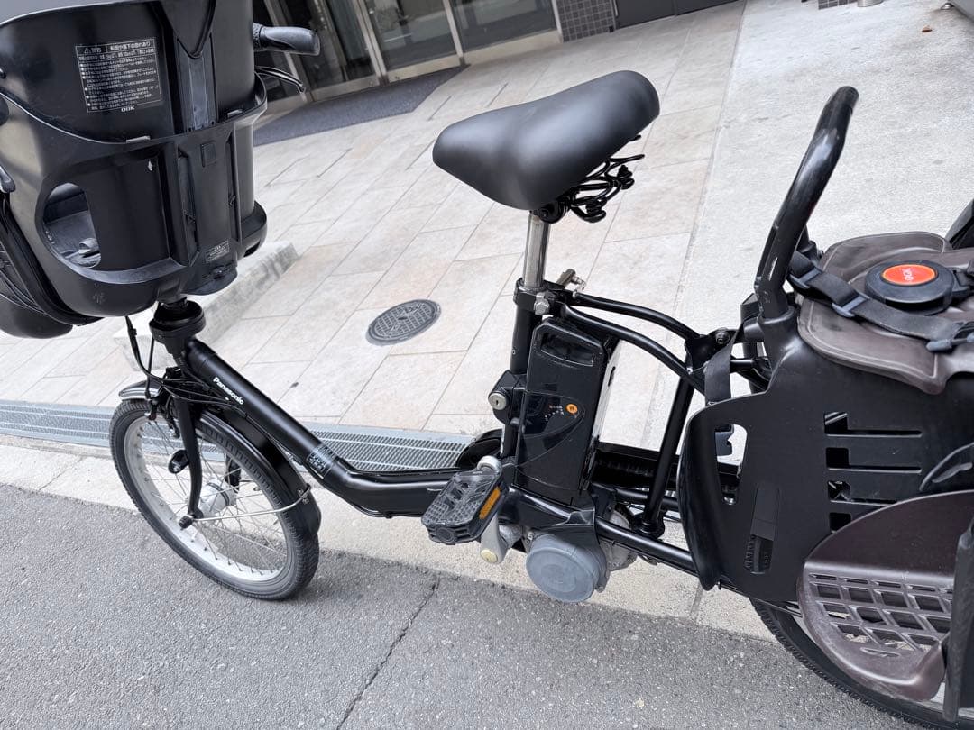 大阪府　子供乗せ　Panasonic 電動アシスト自転車 チャイルドシート付き