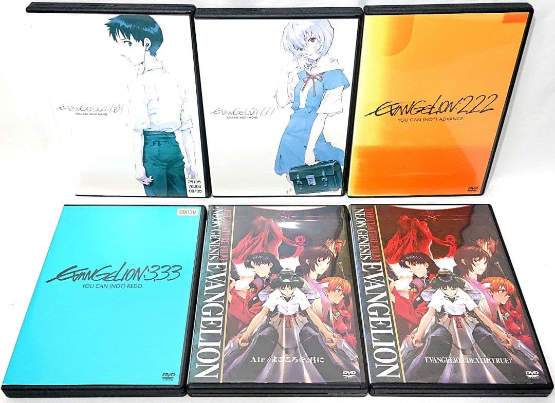新世紀エヴァンゲリオン【DVD】全8巻 + 劇場版6作品セット