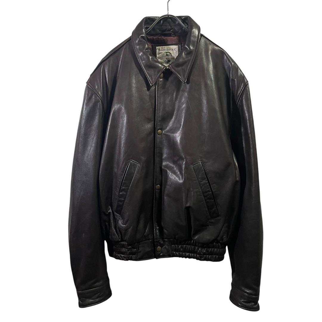 90s BANANA REPUBLIC レザージャケット　バナリパ　A2 44
