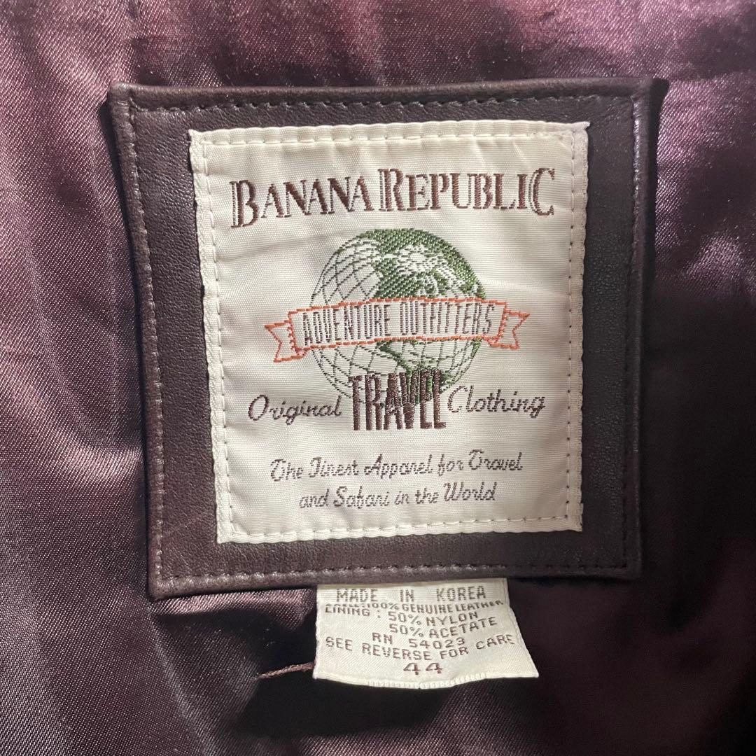 90s BANANA REPUBLIC レザージャケット　バナリパ　A2 44