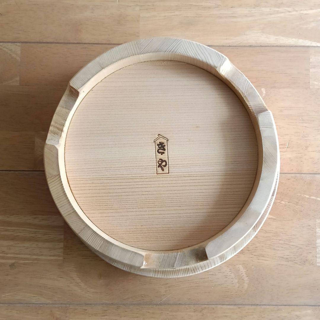 【新品未使用】お櫃 江戸びつ 日本橋 木屋 直径約18cm