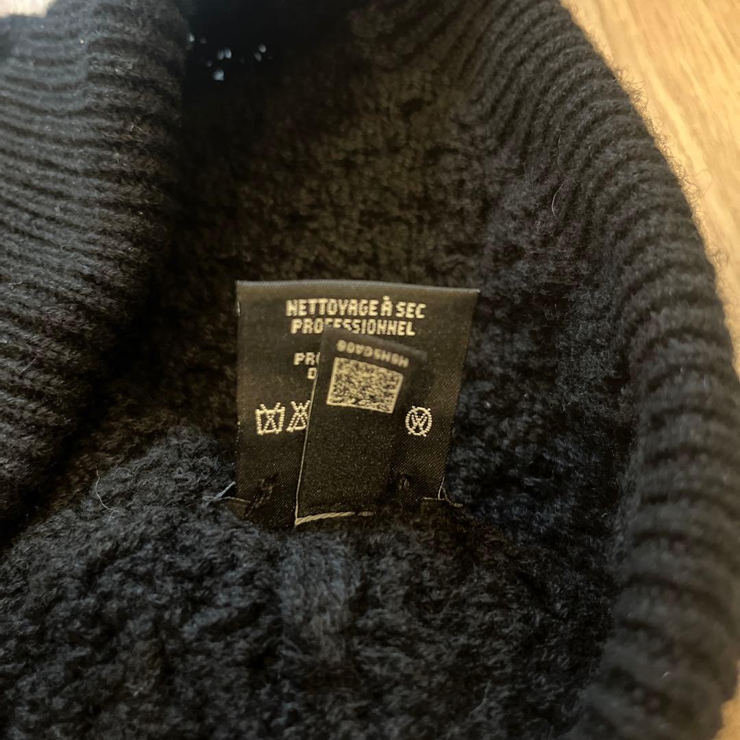 CHANEL ニット帽 黒