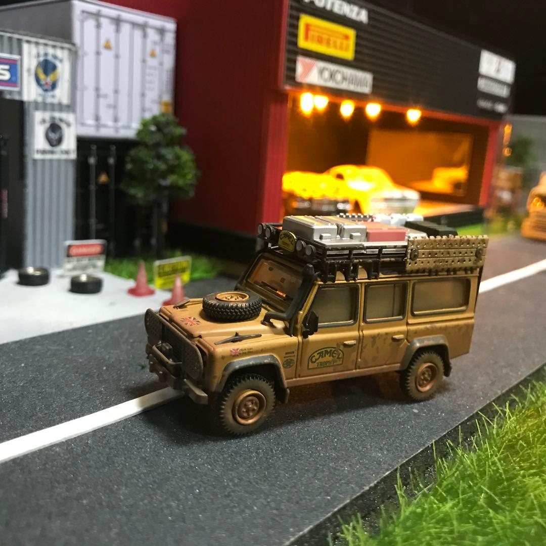 MINI GT 1/64 ランドローバー ディフェンダー キャメル　ウェザリング