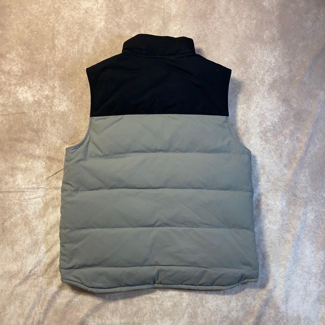 Patagonia ビビーダウンベスト グレー/黒 リバーシブル 2017年製
