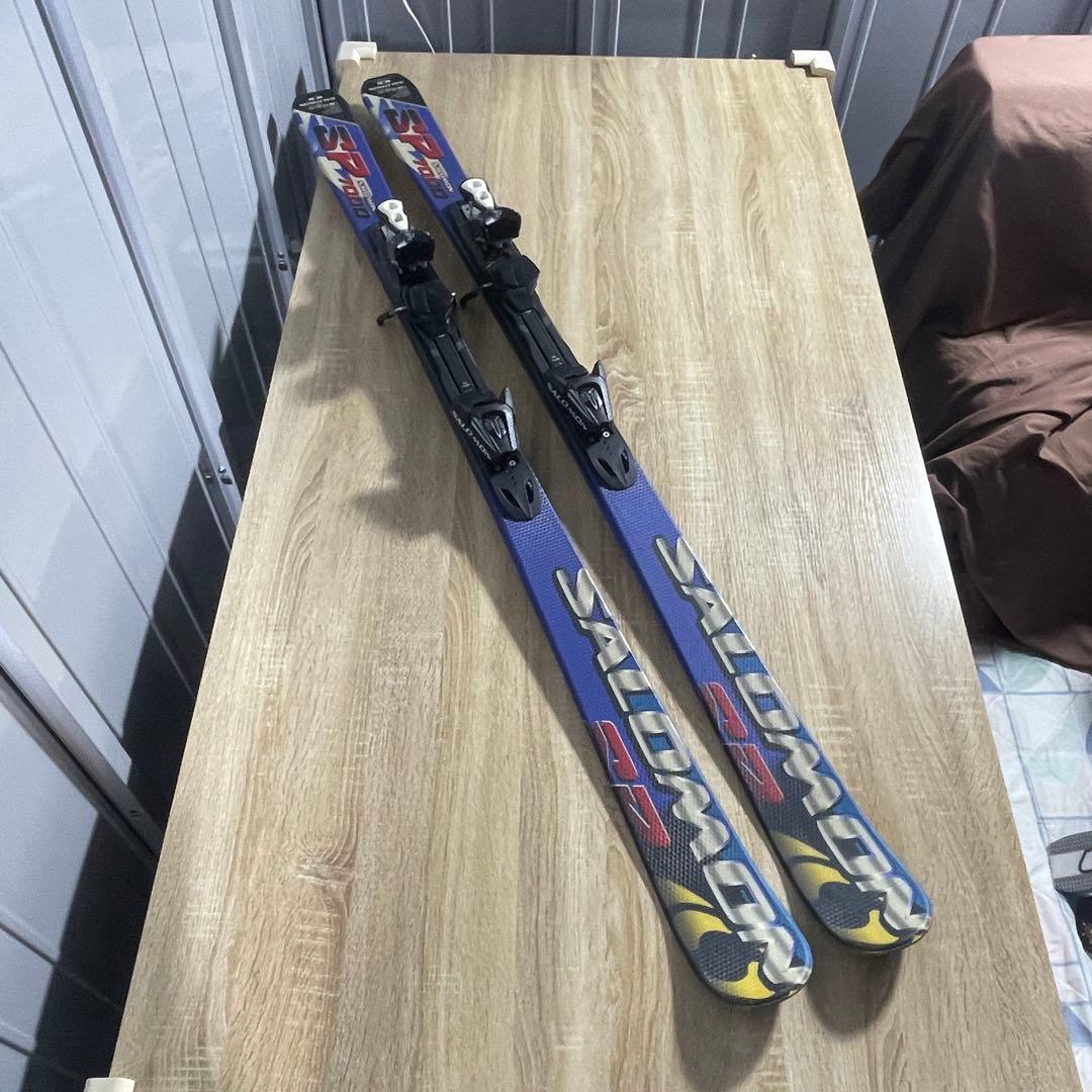 SALOMON160cm ATOMIC25/25.5cmストック115cmセット