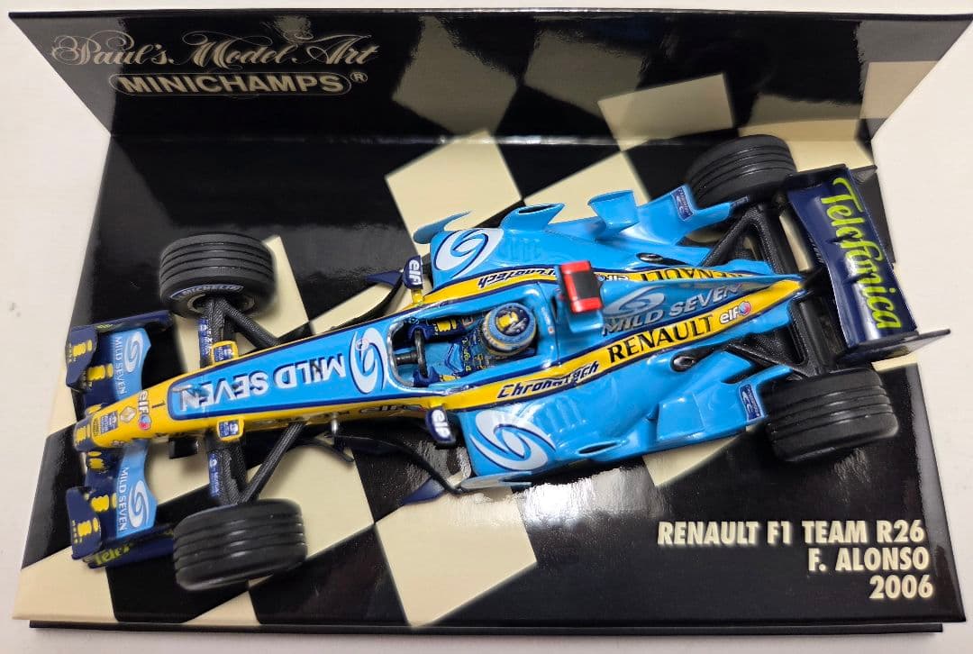1/43　ルノーF1　R25・R26　アロンソ　マイルドセブン仕様
