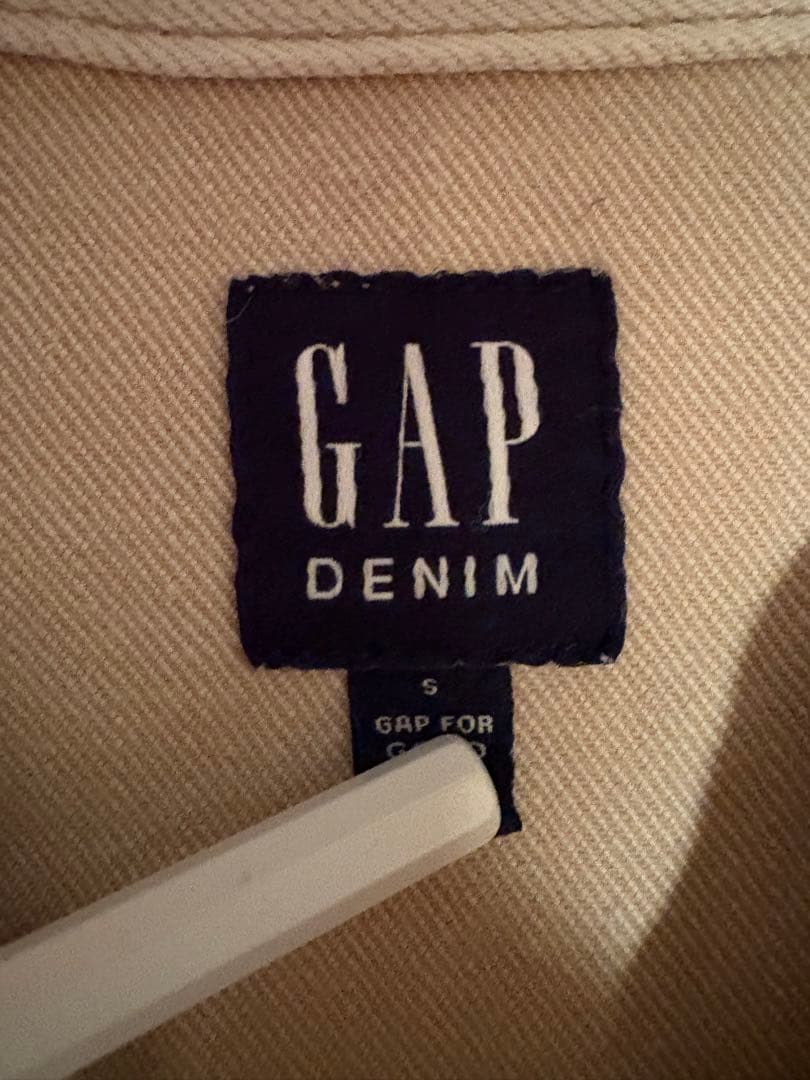 00s〜10s GAP DENIM ホワイト デニムジャケット Y2K S