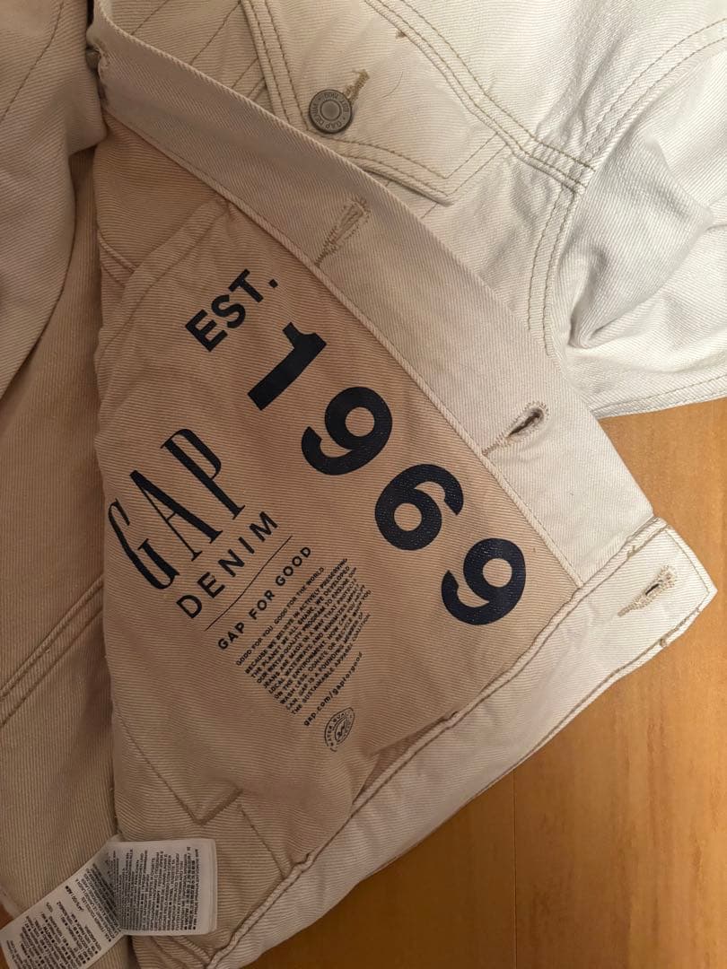 00s〜10s GAP DENIM ホワイト デニムジャケット Y2K S